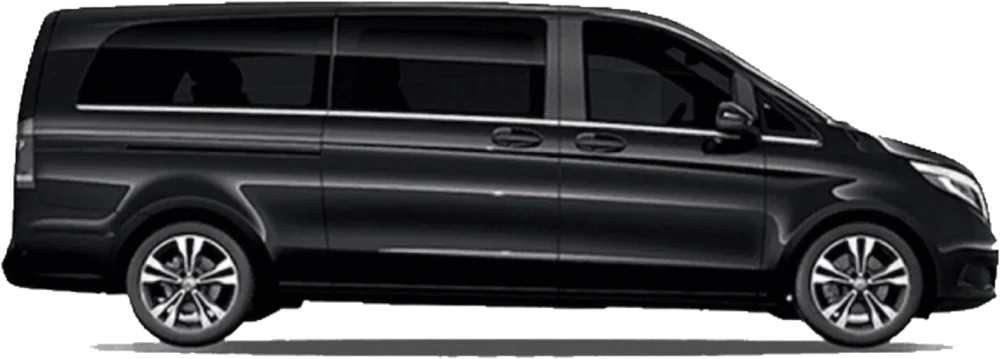 Mercedes-Benz V-Class in black, side view